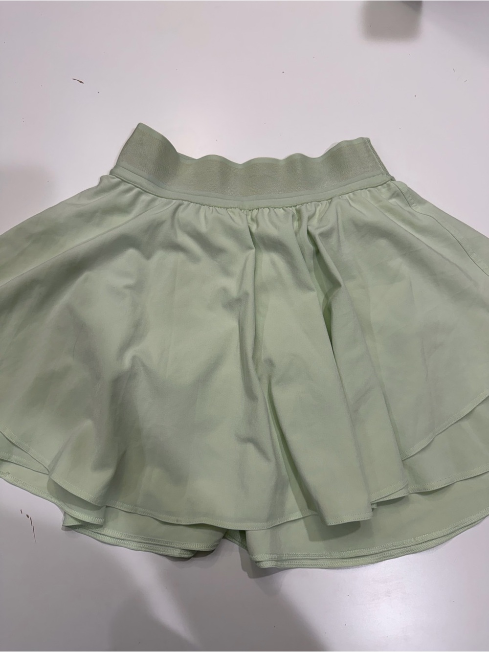 Lululemon Light Green Women's Flared Skirt